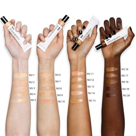 nu bare look tint ysl|YSL skin tint shades.